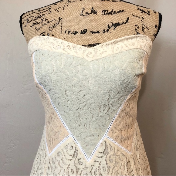 Urban Outfitters Stained Glass Strapless Dress - Picture 3 of 8